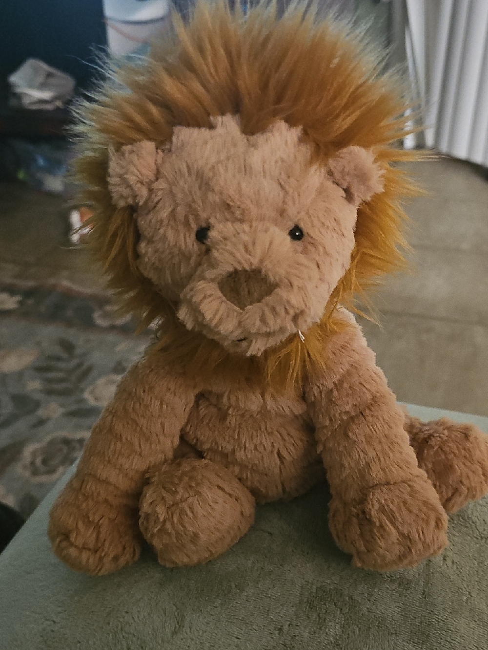 Jellycat Tan Lion Plush with Golden Mane